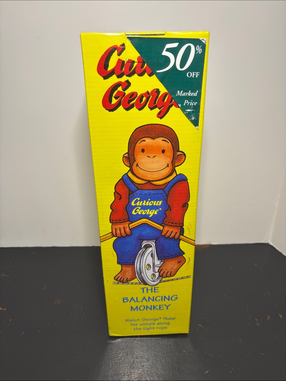 Curious George Balancing Monkey Figure - Yellow